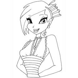 Dessin à colorier: Winx (Dessins animés et séries animées) #180569 - Coloriages à Imprimer Gratuits