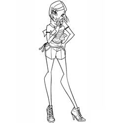 Dessin à colorier: Winx (Dessins animés et séries animées) #180570 - Coloriages à Imprimer Gratuits