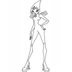 Dessin à colorier: Winx (Dessins animés et séries animées) #180571 - Coloriages à Imprimer Gratuits