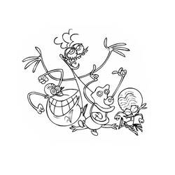 Dessin à colorier: Zinzins de l'espace (Dessins animés et séries animées) #34275 - Coloriages à Imprimer Gratuits