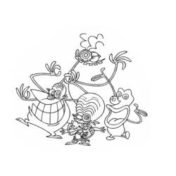 Dessin à colorier: Zinzins de l'espace (Dessins animés et séries animées) #34472 - Coloriages à Imprimer Gratuits
