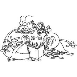 Dessin à colorier: Zinzins de l'espace (Dessins animés et séries animées) #34527 - Coloriages à Imprimer Gratuits
