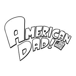 Dessin à colorier: American Dad! (Dessins Animés) #50900 - Coloriages à Imprimer Gratuits
