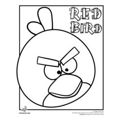 Dessin à colorier: Angry Birds (Dessins Animés) #25024 - Coloriages à Imprimer Gratuits