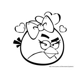 Dessin à colorier: Angry Birds (Dessins Animés) #25038 - Coloriages à Imprimer Gratuits