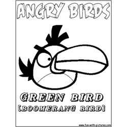 Dessin à colorier: Angry Birds (Dessins Animés) #25074 - Coloriages à Imprimer Gratuits