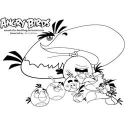 Dessin à colorier: Angry Birds (Dessins Animés) #25086 - Coloriages à Imprimer Gratuits
