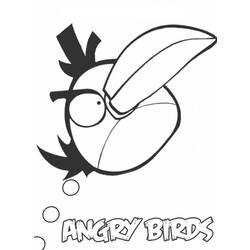 Dessin à colorier: Angry Birds (Dessins Animés) #25103 - Coloriages à Imprimer Gratuits