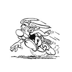 Dessin à colorier: Asterix et Obelix (Dessins Animés) #24404 - Coloriages à Imprimer Gratuits