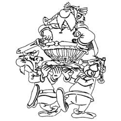Dessin à colorier: Asterix et Obelix (Dessins Animés) #24429 - Coloriages à Imprimer Gratuits
