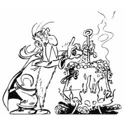 Dessin à colorier: Asterix et Obelix (Dessins Animés) #24430 - Coloriages à Imprimer Gratuits