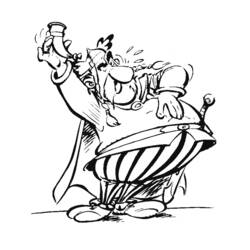 Dessin à colorier: Asterix et Obelix (Dessins Animés) #24441 - Coloriages à Imprimer Gratuits