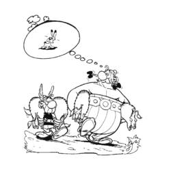 Dessin à colorier: Asterix et Obelix (Dessins Animés) #24460 - Coloriages à Imprimer Gratuits