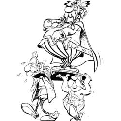 Dessin à colorier: Asterix et Obelix (Dessins Animés) #24475 - Coloriages à Imprimer Gratuits