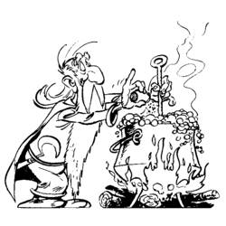 Dessin à colorier: Asterix et Obelix (Dessins Animés) #24488 - Coloriages à Imprimer Gratuits