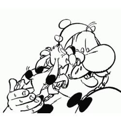 Dessin à colorier: Asterix et Obelix (Dessins Animés) #24489 - Coloriages à Imprimer Gratuits