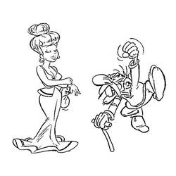 Dessin à colorier: Asterix et Obelix (Dessins Animés) #24498 - Coloriages à Imprimer Gratuits