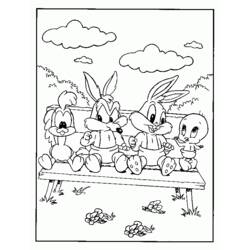 Dessin à colorier: Baby Looney Tunes (Dessins Animés) #26623 - Coloriages à Imprimer Gratuits