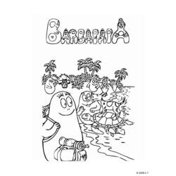 Dessin à colorier: Barbapapa (Dessins Animés) #36606 - Coloriages à Imprimer Gratuits