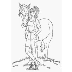 Dessin à colorier: Barbie (Dessins Animés) #27504 - Coloriages à Imprimer Gratuits