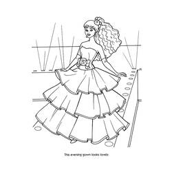 Dessin à colorier: Barbie (Dessins Animés) #27546 - Coloriages à Imprimer Gratuits