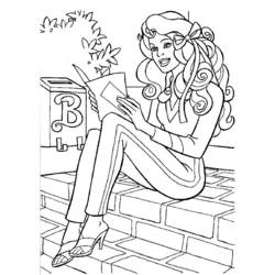 Dessin à colorier: Barbie (Dessins Animés) #27565 - Coloriages à Imprimer Gratuits