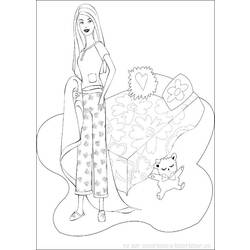 Dessin à colorier: Barbie (Dessins Animés) #27664 - Coloriages à Imprimer Gratuits