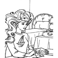 Dessin à colorier: Barbie (Dessins Animés) #27717 - Coloriages à Imprimer Gratuits
