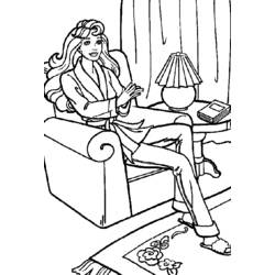 Dessin à colorier: Barbie (Dessins Animés) #27736 - Coloriages à Imprimer Gratuits