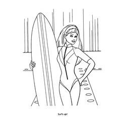 Dessin à colorier: Barbie (Dessins Animés) #27751 - Coloriages à Imprimer Gratuits