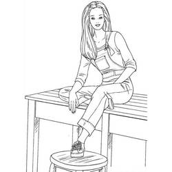 Dessin à colorier: Barbie (Dessins Animés) #27785 - Coloriages à Imprimer Gratuits
