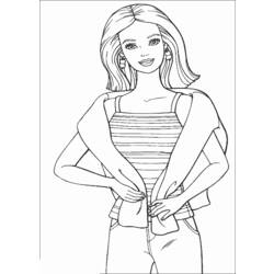 Dessin à colorier: Barbie (Dessins Animés) #27802 - Coloriages à Imprimer Gratuits