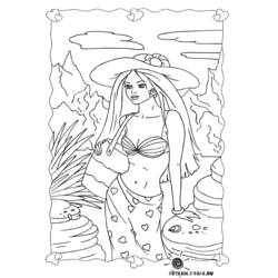 Dessin à colorier: Barbie (Dessins Animés) #27817 - Coloriages à Imprimer Gratuits