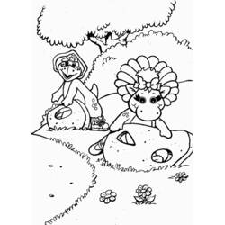 Dessin à colorier: Barney et ses amis (Dessins Animés) #40957 - Coloriages à Imprimer Gratuits