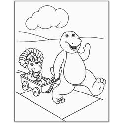 Dessin à colorier: Barney et ses amis (Dessins Animés) #40962 - Coloriages à Imprimer Gratuits