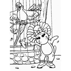 Dessin à colorier: Barney et ses amis (Dessins Animés) #41013 - Coloriages à Imprimer Gratuits