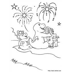Dessin à colorier: Barney et ses amis (Dessins Animés) #41029 - Coloriages à Imprimer Gratuits