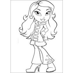 Dessin à colorier: Bratz (Dessins Animés) #32371 - Coloriages à Imprimer Gratuits