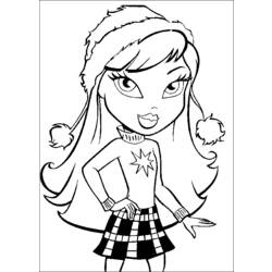 Dessin à colorier: Bratz (Dessins Animés) #32384 - Coloriages à Imprimer Gratuits