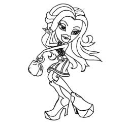 Dessin à colorier: Bratz (Dessins Animés) #32395 - Coloriages à Imprimer Gratuits