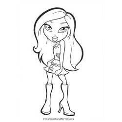 Dessin à colorier: Bratz (Dessins Animés) #32397 - Coloriages à Imprimer Gratuits