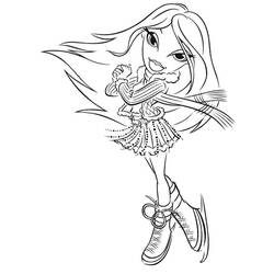 Dessin à colorier: Bratz (Dessins Animés) #32398 - Coloriages à Imprimer Gratuits