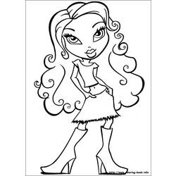 Dessin à colorier: Bratz (Dessins Animés) #32405 - Coloriages à Imprimer Gratuits