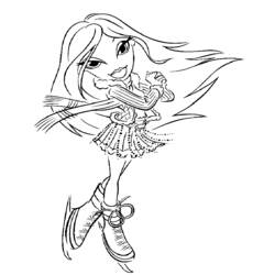 Dessin à colorier: Bratz (Dessins Animés) #32407 - Coloriages à Imprimer Gratuits