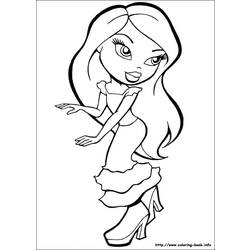 Dessin à colorier: Bratz (Dessins Animés) #32410 - Coloriages à Imprimer Gratuits