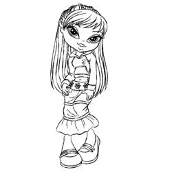 Dessin à colorier: Bratz (Dessins Animés) #32426 - Coloriages à Imprimer Gratuits