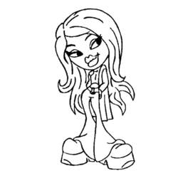 Dessin à colorier: Bratz (Dessins Animés) #32438 - Coloriages à Imprimer Gratuits