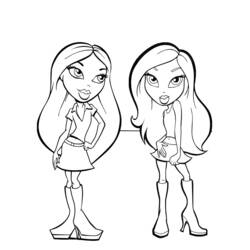 Dessin à colorier: Bratz (Dessins Animés) #32440 - Coloriages à Imprimer Gratuits