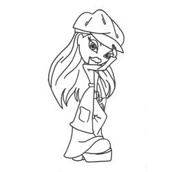 Dessin à colorier: Bratz (Dessins Animés) #32449 - Coloriages à Imprimer Gratuits