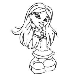 Dessin à colorier: Bratz (Dessins Animés) #32460 - Coloriages à Imprimer Gratuits